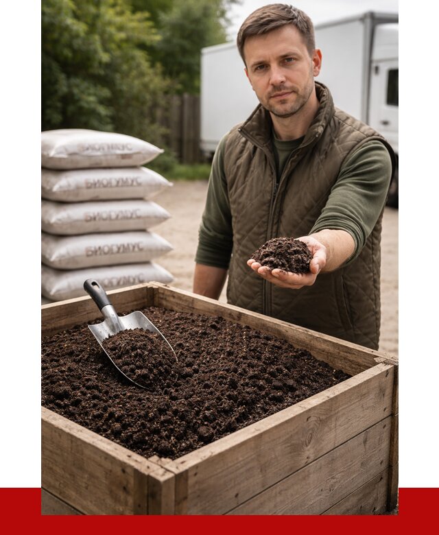 Купить биогумус в Рассказове с доставкой от 8683 р. за куб | ПРОНЕРУДРсз