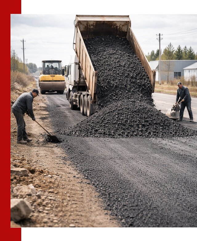 Асфальтовая крошка для дорог в Рассказове — поставка и доставка