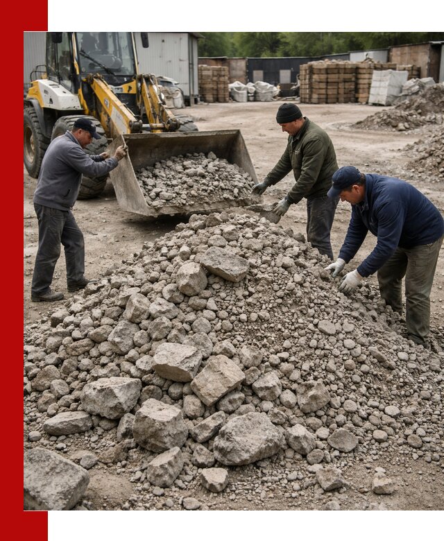 Демонтаж и вывоз бой бетона в Рассказове