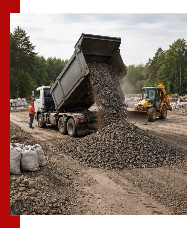Доставка дробленого асфальта в Рассказове для дорожных работ