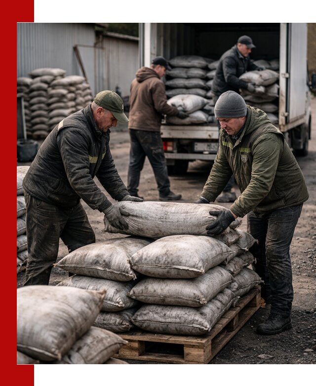 Доставка угля в мешках по выгодным ценам в Рассказове