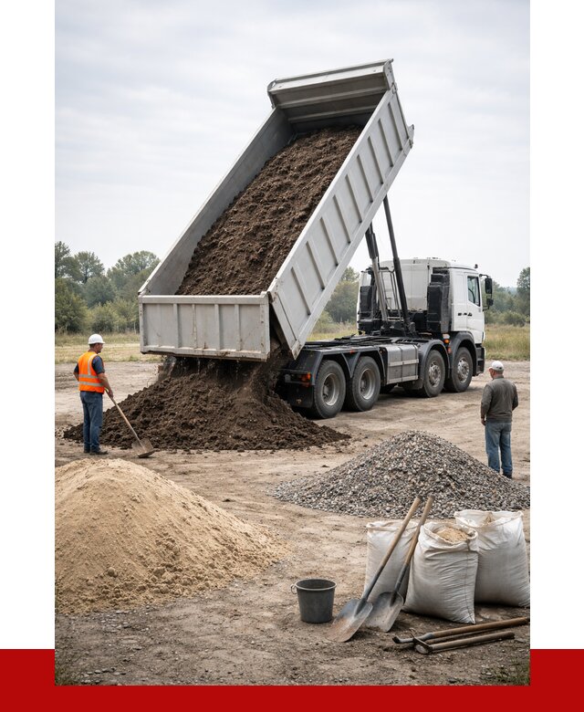 Доставка самосвалом 30 кубов в Рассказове от 8683 р. | ПРОНЕРУДРсз