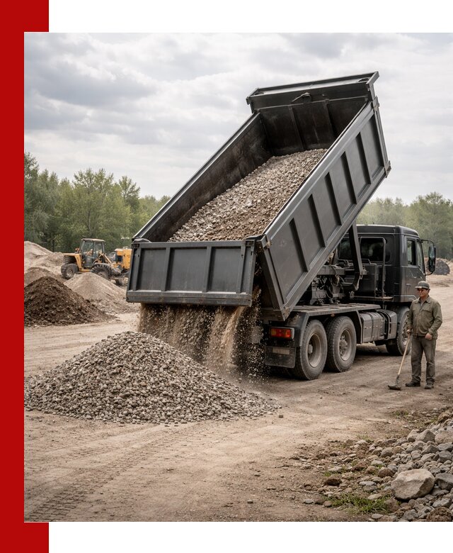 Доставка самосвалом 30 м3 по выгодным ценам в Рассказове