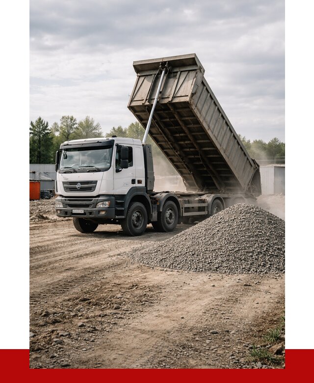 Доставка самосвалом 40 кубов в Рассказове от 9194 р. | ПРОНЕРУДРсз