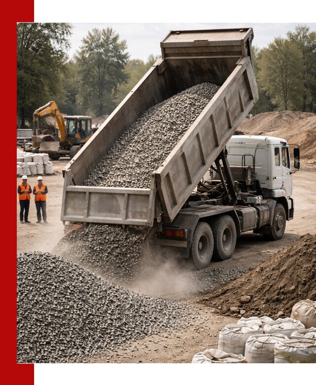 Аренда самосвала в Рассказове для доставки сыпучих и нерудных материалов