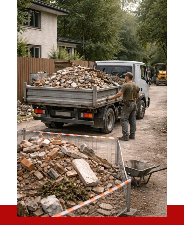 Вывоз строительного мусора с погрузкой в Рассказове от 7661 р | ПРОНЕРУДРсз