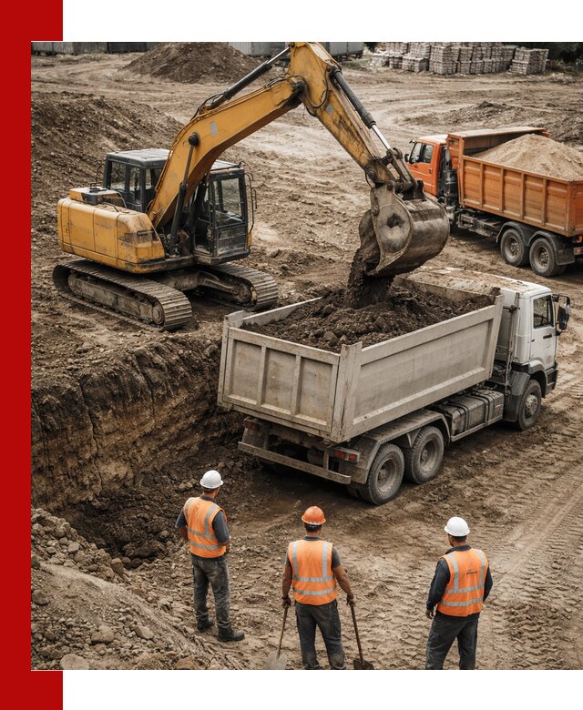 Разработка грунта для строительства и благоустройства в Рассказове