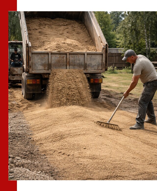 Отсыпка участка песком в Рассказове быстро и качественно