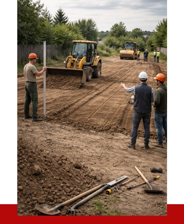 Планировка участка грунтом в Рассказове от 4597 р ПРОНЕРУДРсз