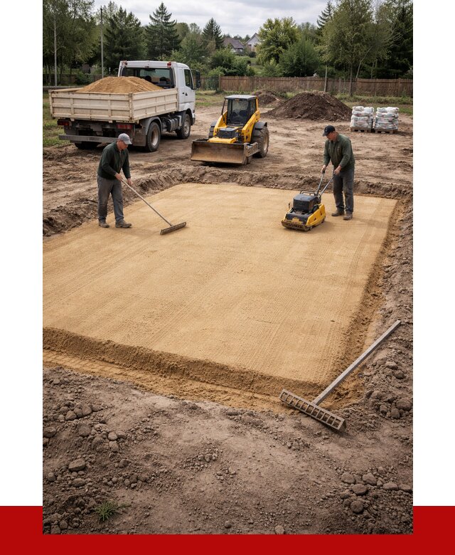 Устройство песчаной подушки в Рассказове от 4597 р. ПРОНЕРУДРсз